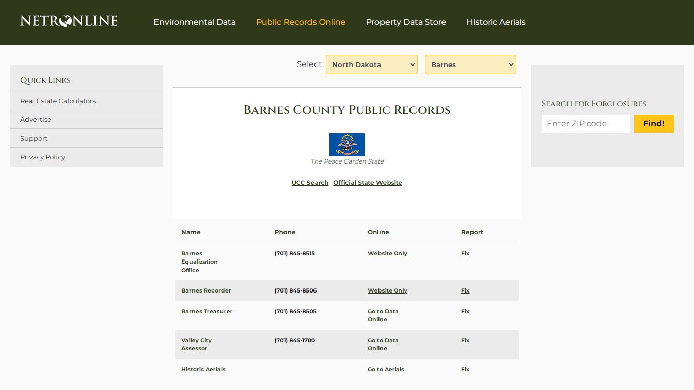 Barnes County Public Records - NETROnline.com