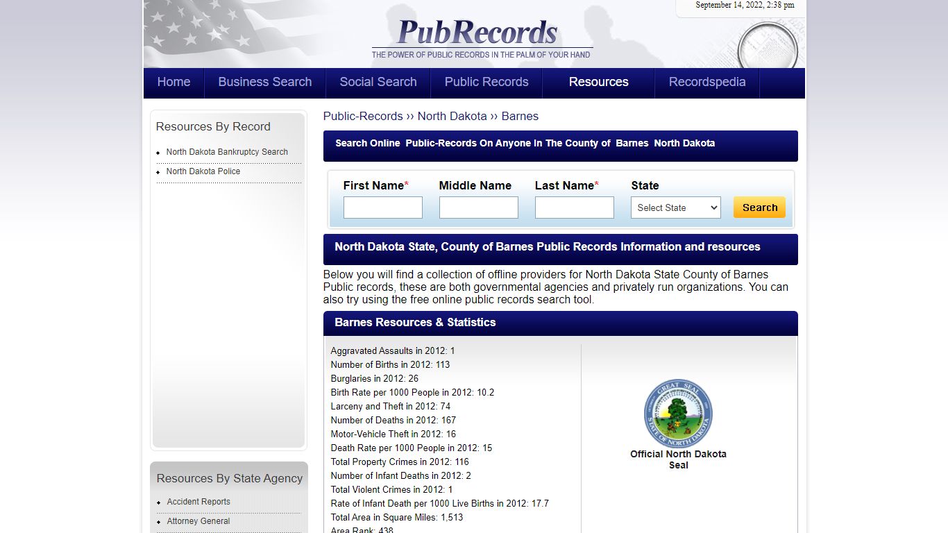 Barnes County, North Dakota Public Records